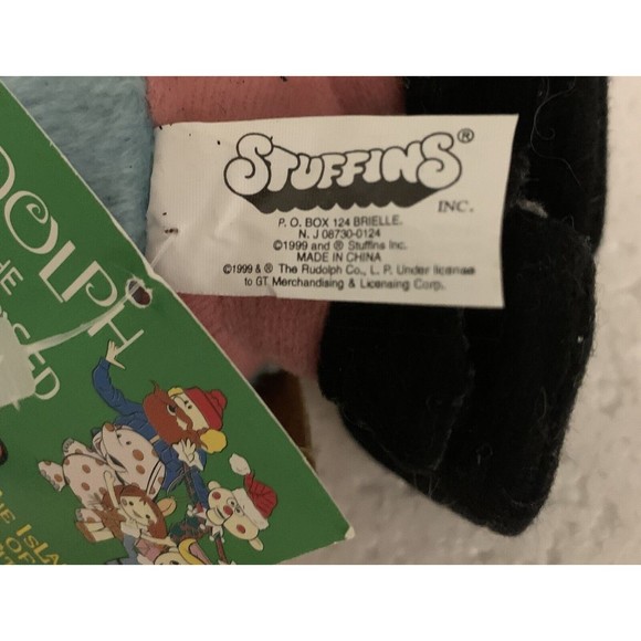 Hermey Herbie Misfit Elf Dentist Spotted Elephant 7" CVS Stuffins 1999 NEW TAG - Picture 12 of 13